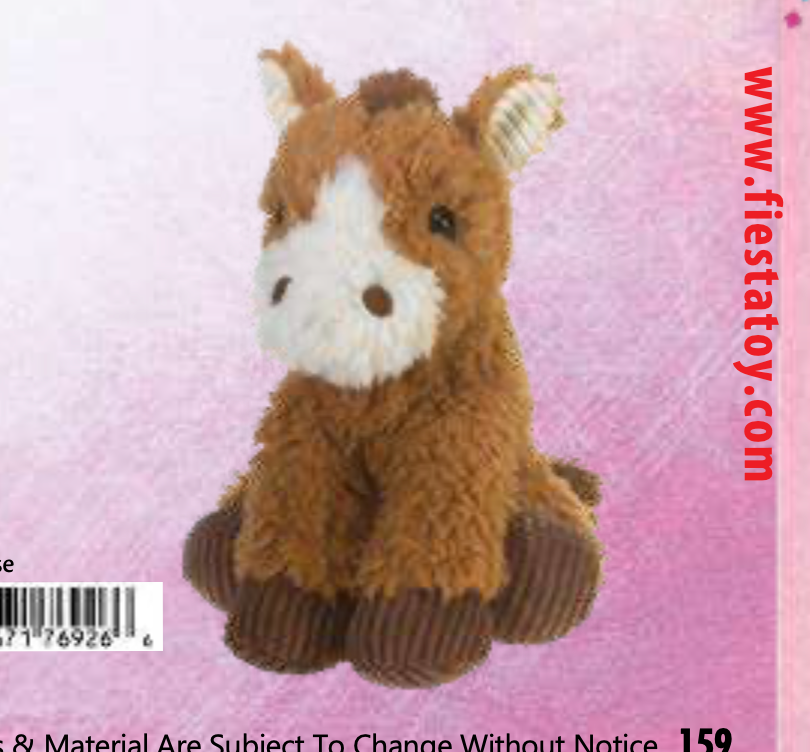 Scruffy Horse Plush 9 Inch