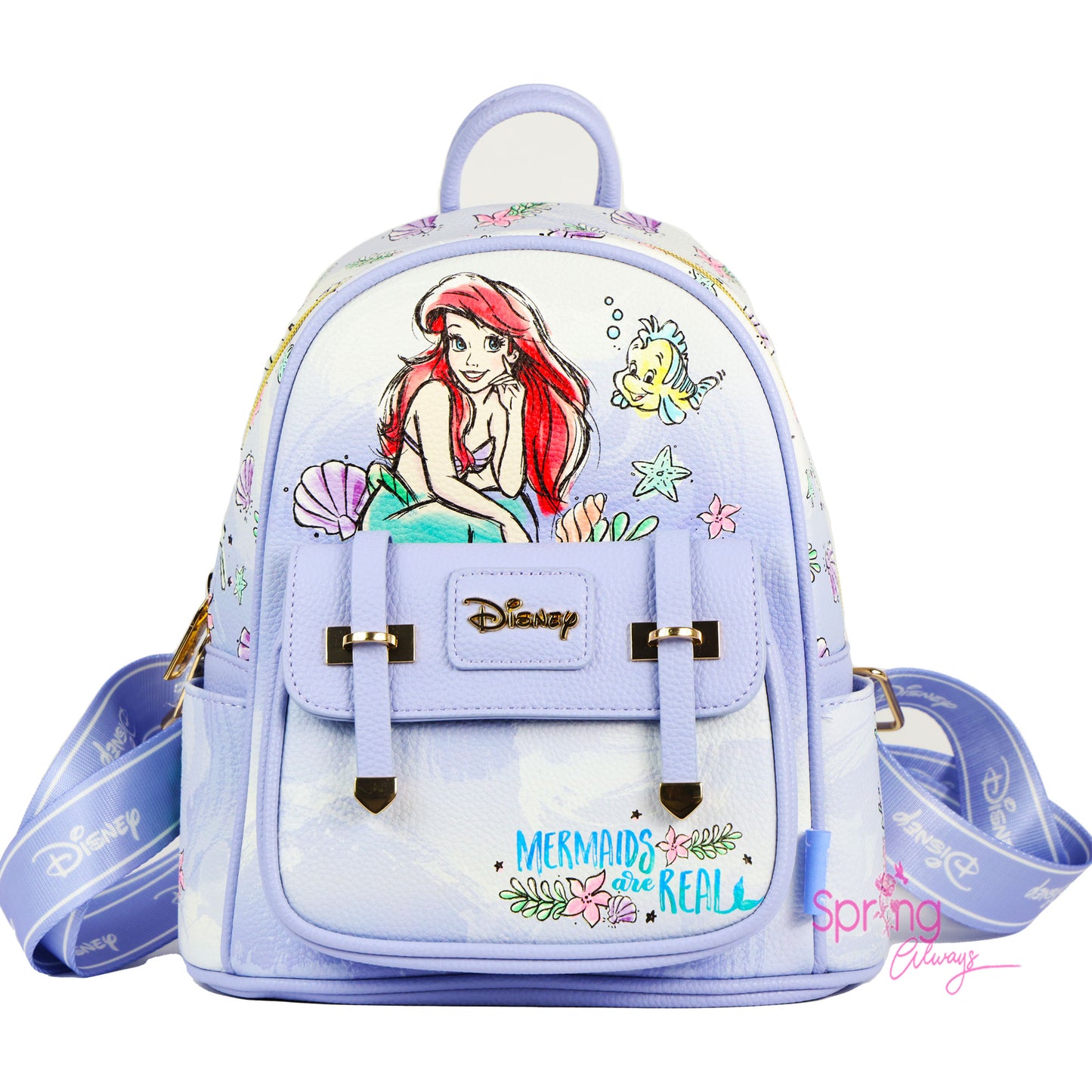 Ariel little mermaid backpack